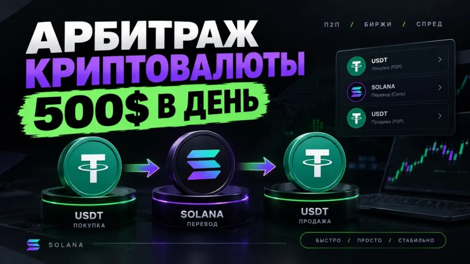 АРБИТРАЖ КРИПТЫ: 500$ В ДЕНЬ С ЭТОЙ СВЯЗКОЙ | П2П АРБИТРАЖ